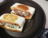 リメイク。餃子のタネのはんぺんサンド作り方6写真