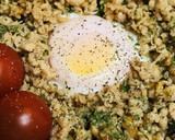 丼弁当●目玉焼き＆たっぷり鶏そぼろ丼作り方4写真