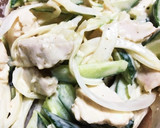 新玉ねぎととり肉のマヨネーズ和え作り方5写真