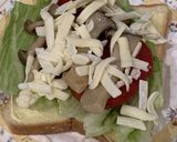 野菜ときのこのオイマヨチートースト作り方2写真