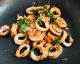 イカと大葉のタラコパスタ作り方2写真