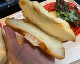 サラダチキンのクロワッサンサンド作り方1写真