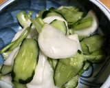 昆布茶で作るかぶときゅうりの浅漬け作り方6写真