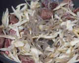 牛と牛蒡のねぎまみれ作り方3写真