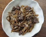 牛と牛蒡のねぎまみれ作り方6写真