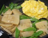 たけのこと卵の炒め物作り方7写真