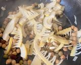 竹の子とミックスビーンズの煮物作り方1写真