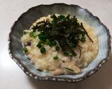 カニときのこの雑炊作り方7写真