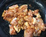 ピリ辛な親子丼の具（オイスターソース味）作り方5写真