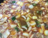 ピリ辛な親子丼の具（オイスターソース味）作り方6写真