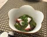 混ぜるだけ！めかぶタコ酢作り方2写真