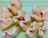 たらこと豆腐の巾着煮作り方6写真