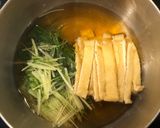 【簡単】水菜とおあげのおひたし作り方4写真