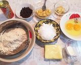 チョコバナナマフィン♩作り方1写真