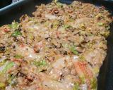 BRUNO♥️ホットプレートもんじゃ焼き作り方10写真