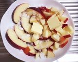 簡単！りんごケーキ！食物繊維とれる！作り方1写真