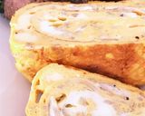 糖質制限♡しらすとチーズの卵焼き作り方3写真