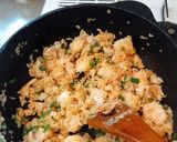 ひと皿で満腹◎しっかり焼いたオムライス作り方3写真