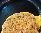 ひと皿で満腹◎しっかり焼いたオムライス作り方7写真