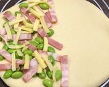 sunnyの枝豆ベーコンチーズパン♪作り方3写真