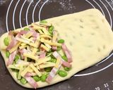 sunnyの枝豆ベーコンチーズパン♪作り方5写真