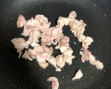 オイスターソースと鶏皮でコク旨チャーハン作り方2写真