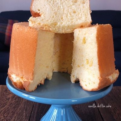 ホシノ天然酵母で作る♡酵母シフォンケーキ by たえ 【クックパッド