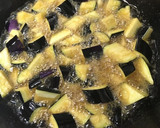 茄子とひき肉のオイスター炒め作り方3写真