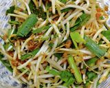 簡単レンチンもやしとにらのカレー炒め煮作り方3写真