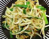 簡単レンチンもやしとにらのカレー炒め煮作り方4写真