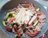 豚こまと彩り野菜のオイスター炒め作り方7写真