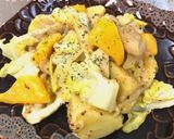 新じゃがいもと鳥もも肉の粒マスタード炒め作り方6写真