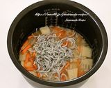 たけのことしらすの炊き込みご飯作り方4写真