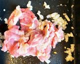 【減塩】玉ねぎたっぷり豚コマ丼作り方3写真