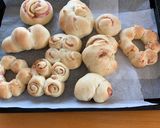 HBを使って　ハムパン　ウインナーパン　作り方6写真