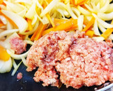 豚挽き肉＆野菜炒めをオイスターソースで。作り方3写真