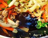 豚挽き肉＆野菜炒めをオイスターソースで。作り方6写真