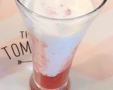 ダルゴナコーヒー風いちごラテ作り方2写真