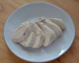 自家製サラダチキンのきび酢ドレがけ作り方3写真