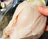 ほったらかし鶏ハム♡ 玉ねぎで柔らかく作り方1写真