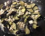 茄子とひき肉のオイスター炒め作り方7写真