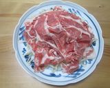 かりかり梅で☆豚肉ともやしのレンジ蒸し作り方1写真