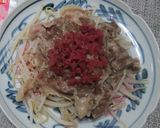 かりかり梅で☆豚肉ともやしのレンジ蒸し作り方4写真