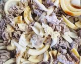 豚バラとタケノコ醤油炒め作り方2写真
