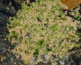 ヘルシー！明太子とねぎの炒飯風混ぜご飯！作り方3写真