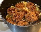 ◇しいたけの肉団子と白菜の鍋作り方6写真
