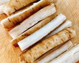 簡単副菜☆新ごぼうのごま和え作り方1写真