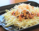鶏もも肉ともやしのピリ辛味噌チーズ焼き作り方6写真