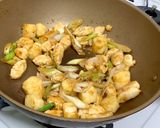 おつまみおかずに長芋と鶏肉の味噌タレ炒め作り方4写真