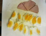 簡単‼のらぼう菜と卵の春サラダ♪作り方3写真